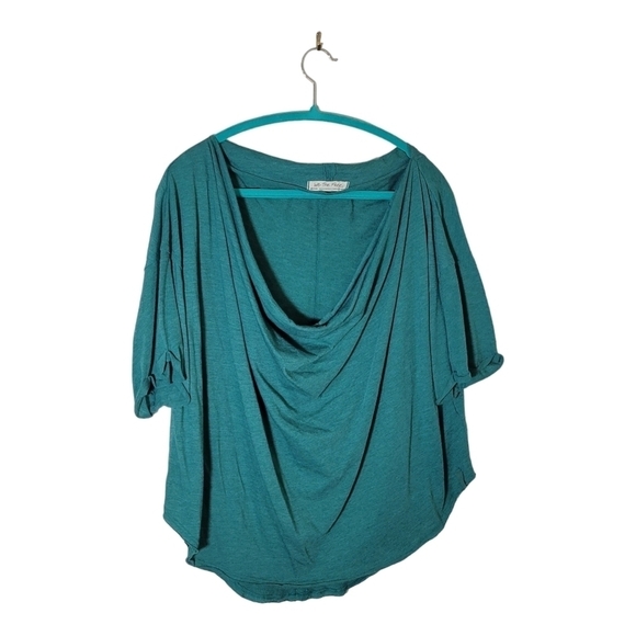 Free People Just Chill Slouchy Tee in Cypress Green in Small - Picture 5 of 12